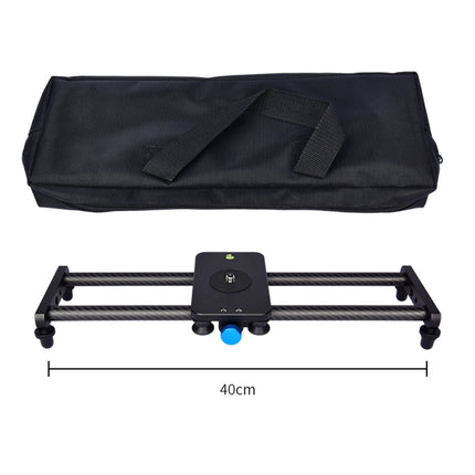 YELANGU L40T 40cm Carbon Fiber Slide Rail Track for SLR Cameras / Video Cameras, L40T 40cm