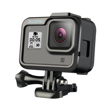 RUIGPRO for GoPro HERO8 Black Standard Border PC ABS Frame Mount Protective Case