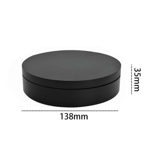 13.8cm USB Charging Smart 360 Degree Rotating Turntable Display Stand Video Shooting Props Turntable for Photography, Load 3kg