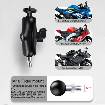 6cm Connecting Rod Fixed Motorcycle Mount Holder for GoPro, Insta360, DJI and Other Action Cameras, 6cm Connecting Rod
