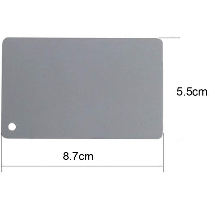 3 in 1 Black White Gray Balance Card / Digital Gray Card with Strap, Works with Any Digital Camera, File Form: RAW and JPEG, Size: 8.7cm x 5.5cm, Size: 8.7cm x 5.5cm