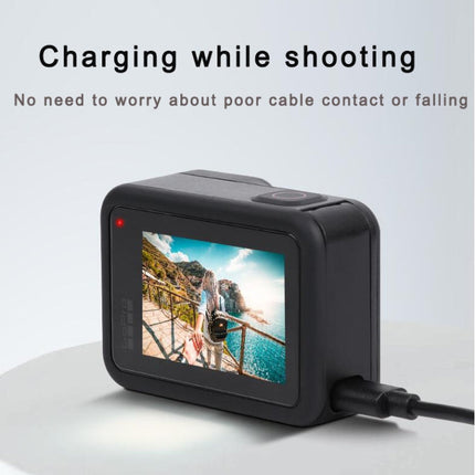 Sports Camera Rechargeable Battery Replacement Cover Side Cover for GoPro HERO8, For GoPro HERO8