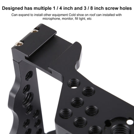 Video Camera Cage Stabilizer for Sony A7 III (A7M3) / A7R3 (A7R III), For Sony A7 III