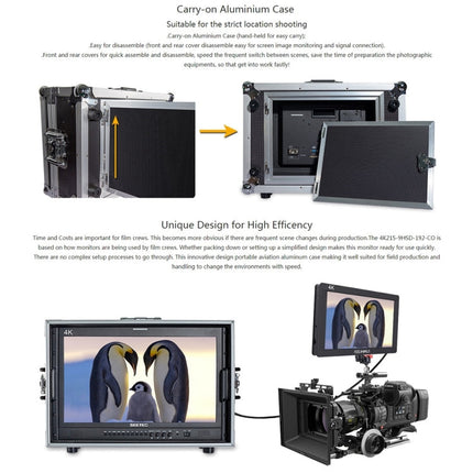 SEETEC 4K215-9HSD-CO 1920x1080 21.5 inch SDI / HDMI Full HD Director Box Camera Field Monitor