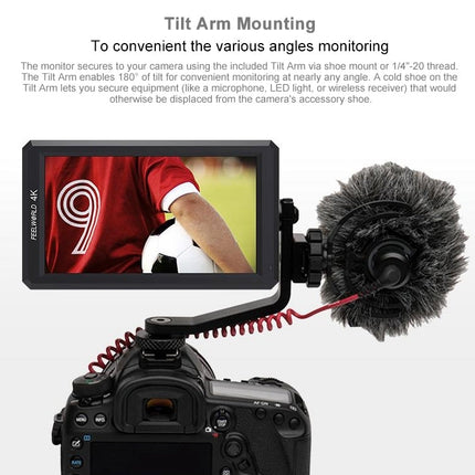 FEELWORLD F6 1920x1080 5.5 inch IPS Screen HDMI 4K Camera Field Monitor