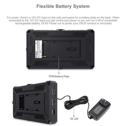 FEELWORLD F6 1920x1080 5.5 inch IPS Screen HDMI 4K Camera Field Monitor