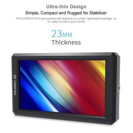 FEELWORLD F6 1920x1080 5.5 inch IPS Screen HDMI 4K Camera Field Monitor