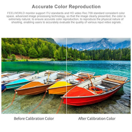 FEELWORLD LUT6S 1920x1080 2600 nits 6 inch IPS Screen HDMI 4K Touch Screen SDI HDI Camera Field Monitor