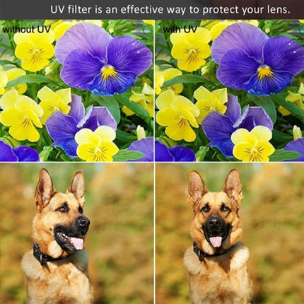 RUIGPRO for GoPro HERO10 Black / HERO9 Black Professional 52mm 52mm 10 in 1 UV+ND2+ND4+ND8+Star 8+ +CPL+Yellow/Red/Purple+10X Close-up Lens Filter with Filter Adapter Ring & Lens Cap