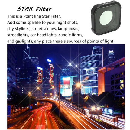 JSR KB Series STAR+CPL+NIGHT+ND8+ND16+ND32 Lens Filter for GoPro HERO13 Black /12 Black /11 Black /10 Black /9 Black, 6-in-1