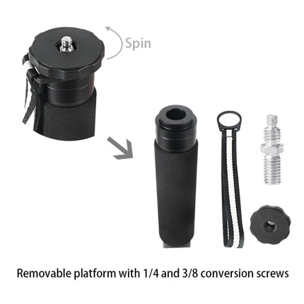 BEXIN P306C Portable Travel Outdoor DSLR Camera Carbon Fiber Monopod Holder, P306C