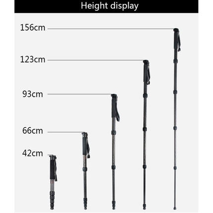 BEXIN MCS285 Portable Travel Outdoor DSLR Camera Carbon Fiber Monopod Holder, MCS285