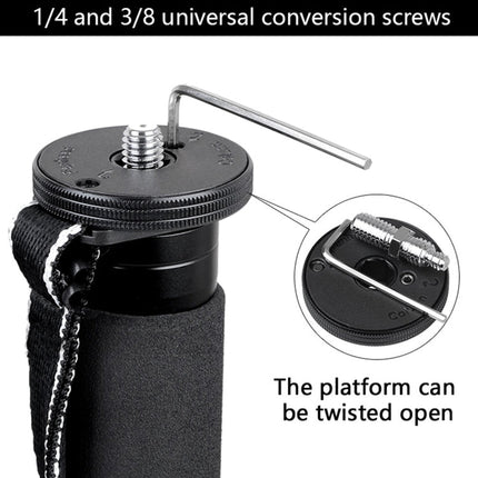 BEXIN MCS285 Portable Travel Outdoor DSLR Camera Carbon Fiber Monopod Holder, MCS285