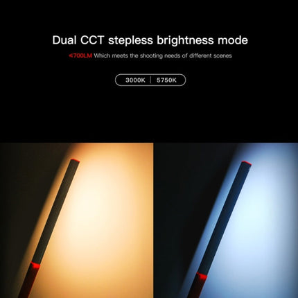LUXCeO Q508D Dual Color Temperature Photo LED Stick Video Light Handheld LED Fill Light Flash Lighting Lamp, Q508D