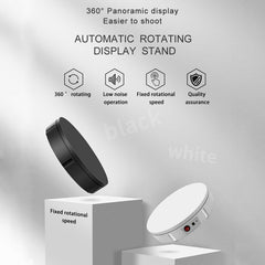 30cm Electric Rotating Turntable Display Stand Video Shooting Props Turntable for Photography, Load: 100kg, US Plug, 30cm, US Plug