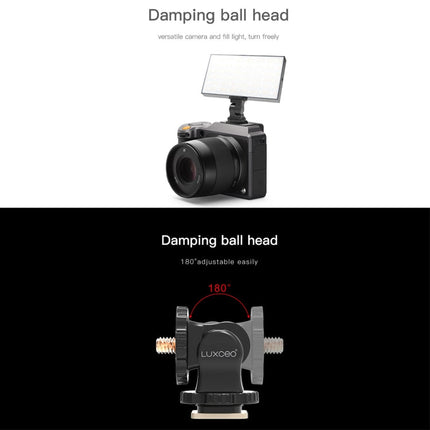 LUXCeO PA1 Camera Universal Hot Shoe Holder Damping Ball-Head Bracket, PA1