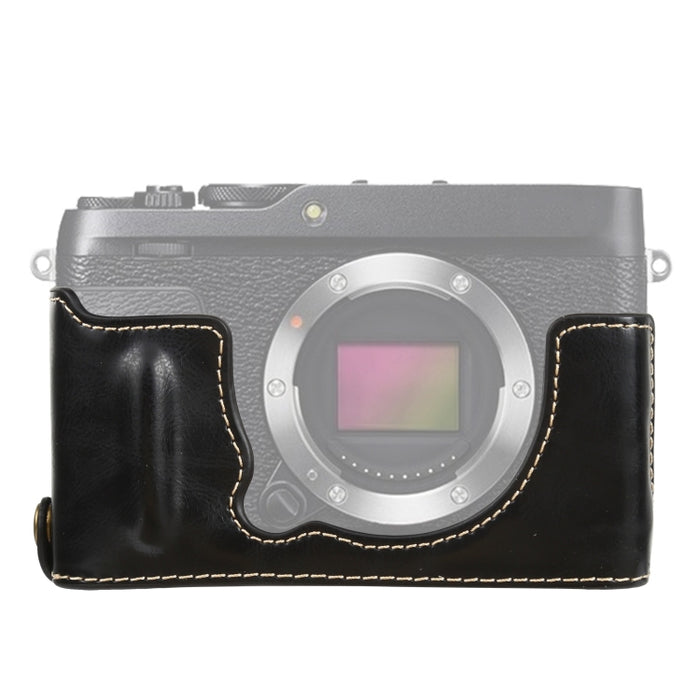1/4 inch Thread PU Leather Camera Half Case Base for FUJIFILM XE4, For FUJIFILM XE4
