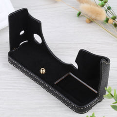 1/4 inch Thread Litchi Texture PU Leather Camera Half Case Base for FUJIFILM X-T4