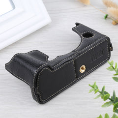 1/4 inch Thread Litchi Texture PU Leather Camera Half Case Base for FUJIFILM X-T4