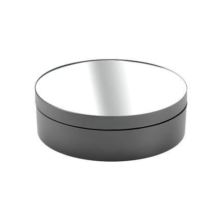 12cm 360 Degree Rotating Turntable Mirror Electric Display Stand Video Shooting Props Turntable, Load: 3kg, 12cm Mirror Black, 12cm Mirror White
