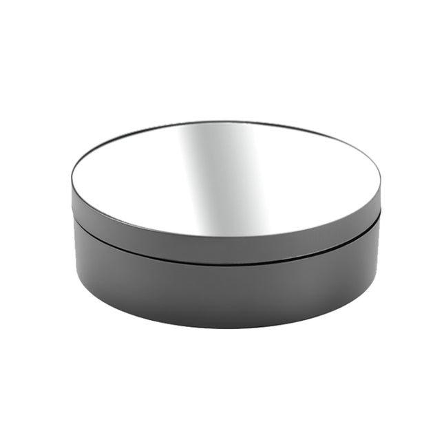 12cm 360 Degree Rotating Turntable Mirror Electric Display Stand Video Shooting Props Turntable, Load: 3kg, 12cm Mirror Black, 12cm Mirror White