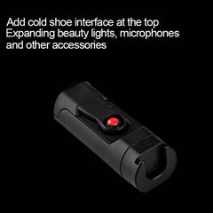 Fotopro SY-360 Desktop Vlogging Tripod Mount with 360 Degree Rotation Phone Clamp for Small Digital Cameras & Smartphones, SY-360 (Black)