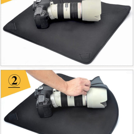 Shockproof Neoprene Bag Magic Wrap Blanket for Canon / Nikon / Sony Camera Lens, Size: 25 x 25cm