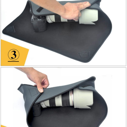 Shockproof Neoprene Bag Magic Wrap Blanket for Canon / Nikon / Sony Camera Lens, Size: 55 x 55cm