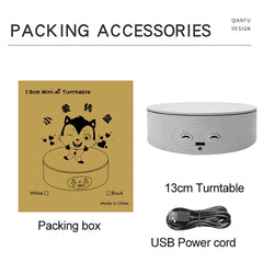 13cm Xiaoai Electric Rotating Turntable Display Stand Video Shooting Props Turntable