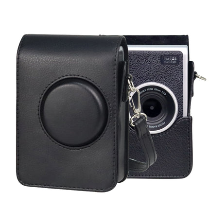 Vertical Full Body Camera PU Leather Case Bag with Strap for FUJIFILM instax mini Evo, For FUJIFILM instax mini Evo Vertical