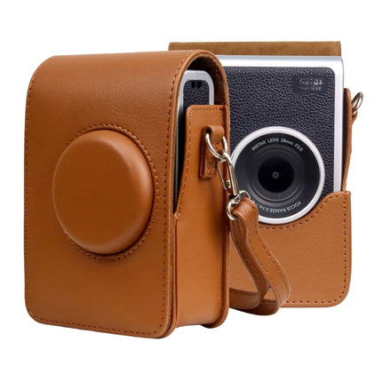 Vertical Full Body Camera PU Leather Case Bag with Strap for FUJIFILM instax mini Evo, For FUJIFILM instax mini Evo Vertical
