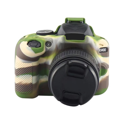 Soft Silicone Protective Case for Nikon D3400 / D3300, For Nikon D3400, For Nikon D3400 / D3300