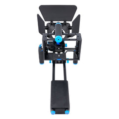 YELANGU D222 Dual Handles Camera Shoulder Mount + Camera Cage Stabilizer Kit with Matte Box + Follow Focus for DSLR Camera / Video Camera, D222