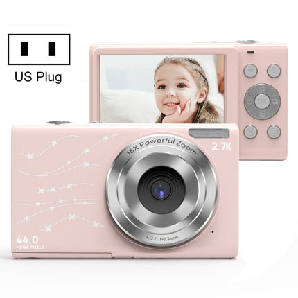 DC402 2.4 inch 44MP 16X Zoom 1080P Full HD Digital Camera Children Card Camera, US Plug, US Plug