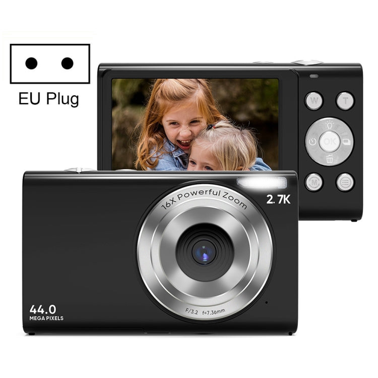 DC402 2.4 inch 44MP 16X Zoom 1080P Full HD Digital Camera Children Card Camera, EU Plug, EU Plug