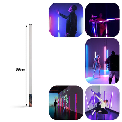 LUXCeO Mood1 85cm RGB Colorful Atmosphere Rhythm LED Stick Handheld Video Photo Fill Light, No Tripod, 85cm