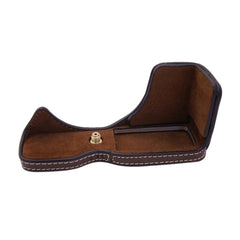 1/4 inch Thread PU Leather Camera Half Case Base for Canon EOS M100