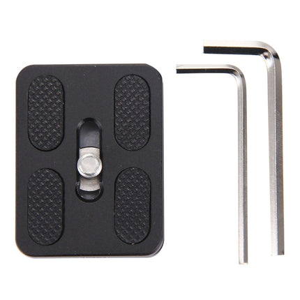 Fittest PU-50 Universal Aluminium Alloy Quick Release Plate with Rubber Cushion, PU-50