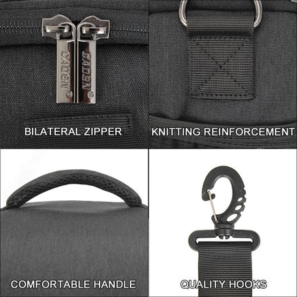 CADEN D1 Waterproof Crossbody Shoulder SLR Camera Bag, Size: 19 x 13x 21cm