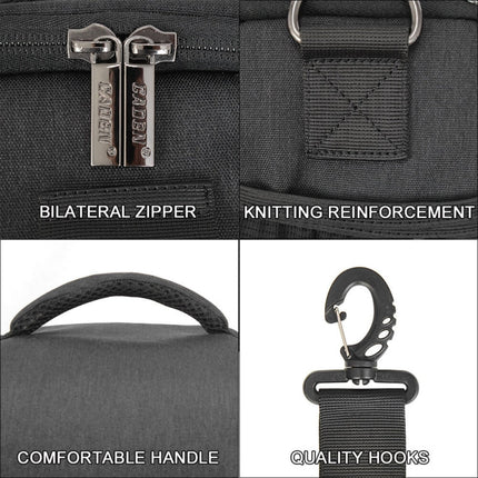 CADEN D1 Waterproof Crossbody Shoulder SLR Camera Bag, Size: 19 x 13x 21cm