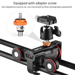 YELANGU L50E 60cm Splicing Camera Slider Dolly Rail + L5i Dolly Car