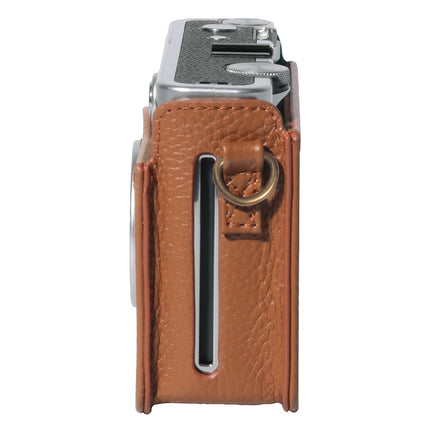For FUJIFILM instax mini Evo Full Body Camera Genuine Leather Case Bag with Strap, For FUJIFILM instax mini Evo