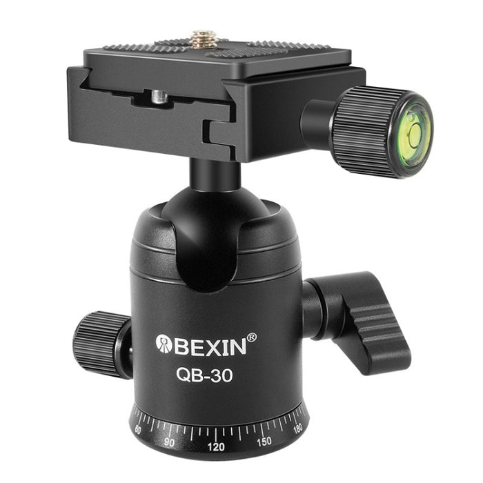 BEIXIN QB-30  360 Degree Rotation Panorama Metal Ball Head with Quick Release Plate, QB-30