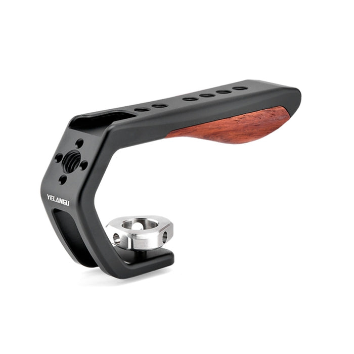 YELANGU LW-B01-3 Handheld Video Stabilizer Top Handle with Cold Shoes for LW-B01 Cage, LW-B01-3