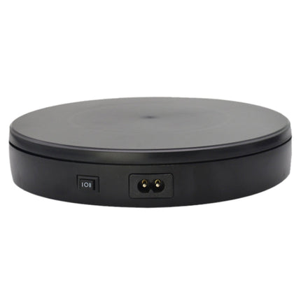 22cm Electric Rotating Turntable Display Stand Live Video Shooting Props Turntable Jewelry Shoes Display Platform, EU Plug, 22cm