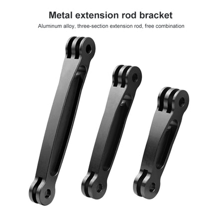 Joint Aluminum Extension Arm Grip Extenter for GoPro, Insta360, DJI and Other Action Cameras, Length: 8.8cm