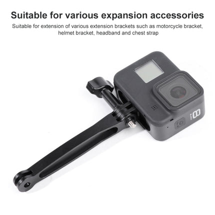 Joint Aluminum Extension Arm Grip Extenter for GoPro, Insta360, DJI and Other Action Cameras, Length: 8.8cm