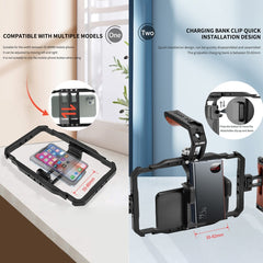 YELANGU LW101Vlogging Live Broadcast Smartphone Video Rig Handles Stabilizer Kits, LW101