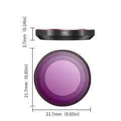 For Insta360 GO3S STARTRC 4 in 1 ND8 ND16 ND32 ND64 Camera Lens Filter