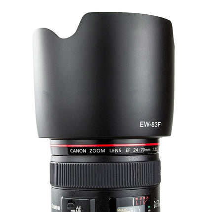 EW-83F Lens Hood Shade for Canon Camera EF 24-70mm f/2.8L USM I Lens, EW-83F